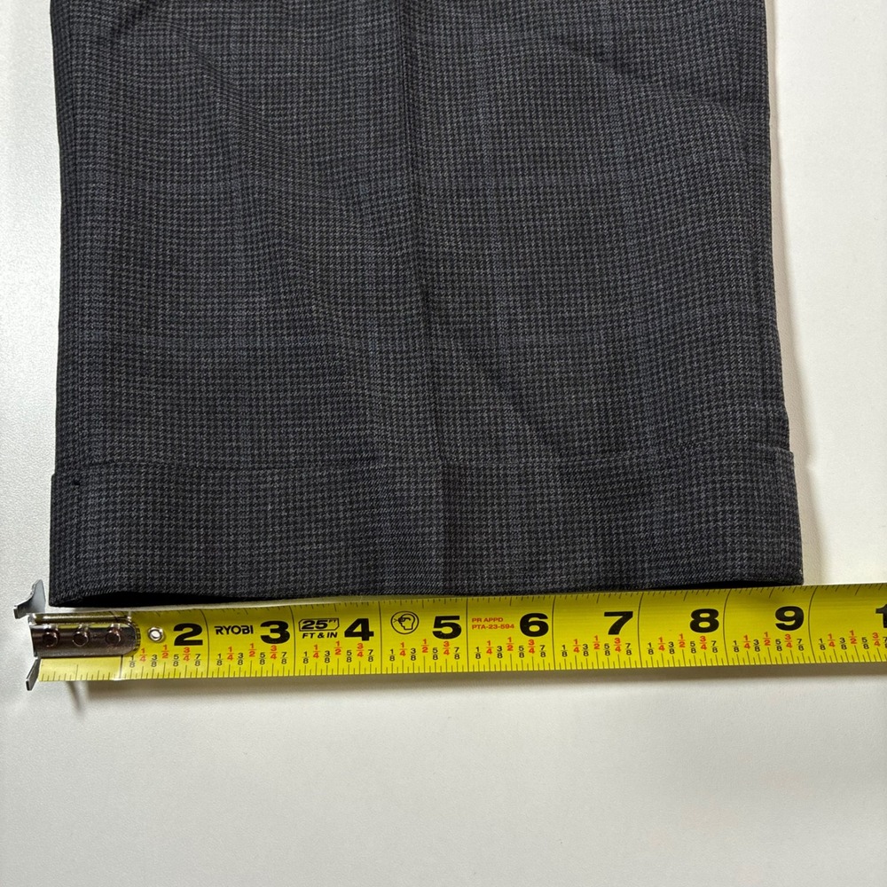Ralph‎ Ralph Lauren Wool Cashmere Dress Pants 40x30 Grey Glen Plaid Houndstooth - Picture 10 of 11